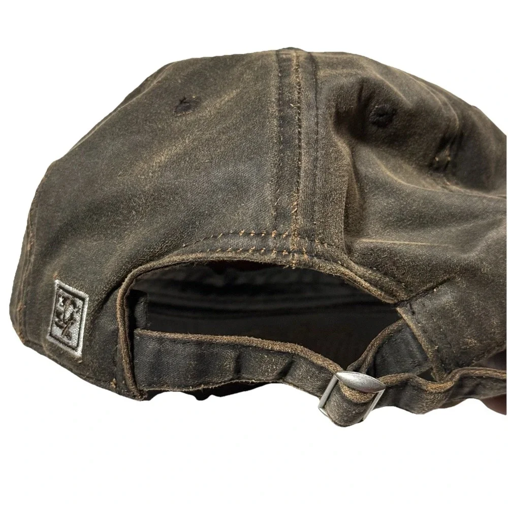 The Game US Marine Corps 1775 Strapback Hat Vintage Brown Dad Cap Mens OSFM